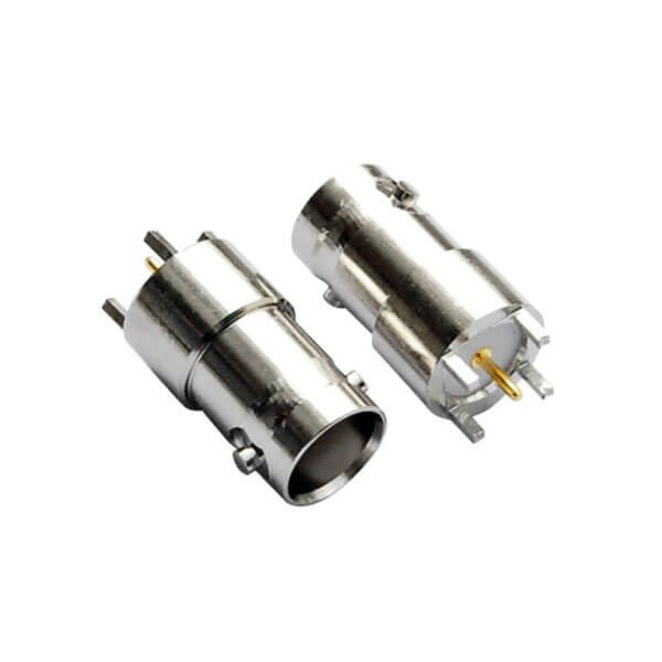 BNC连接器 5引脚直式射频同轴 PCB板端