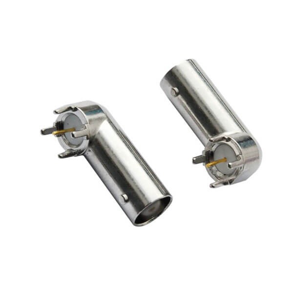 电视射频接口 母头5引脚 BNC同轴连接器 PCB板端