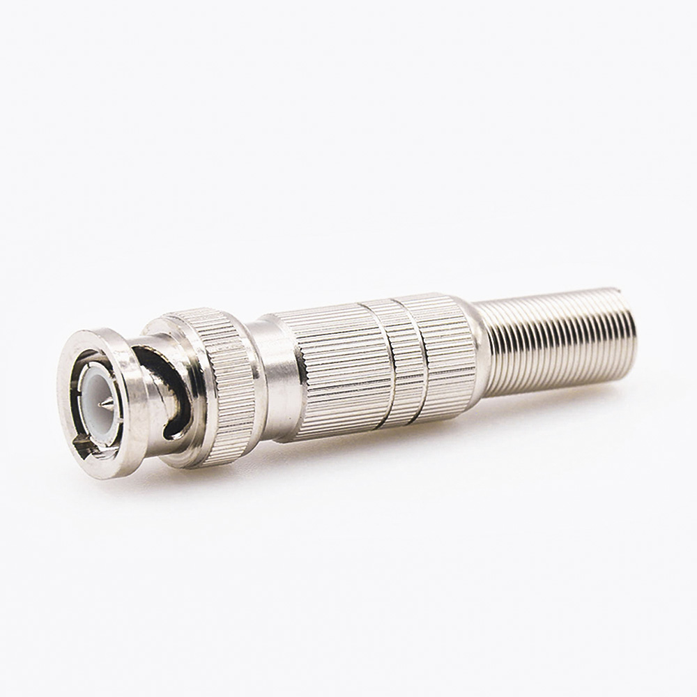 接线BNC连接器焊接用于SYV-50-5-1公头带弹簧直型