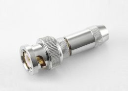 BNC 75欧姆公头直式压接RG59/SYV75-4电缆